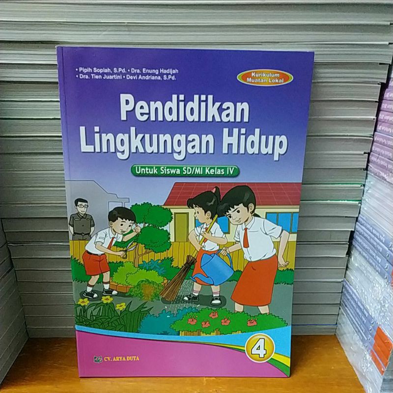 Buku PLH kelas 4 penerbit Aryaduta
