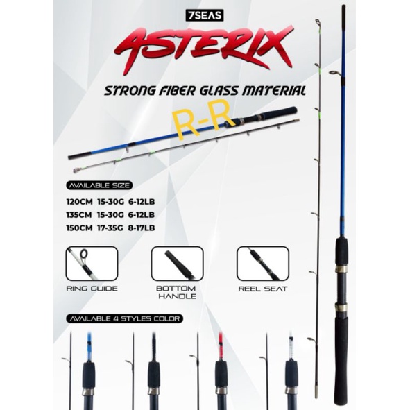 joran pancing ASTERIX 7seas solid fiber