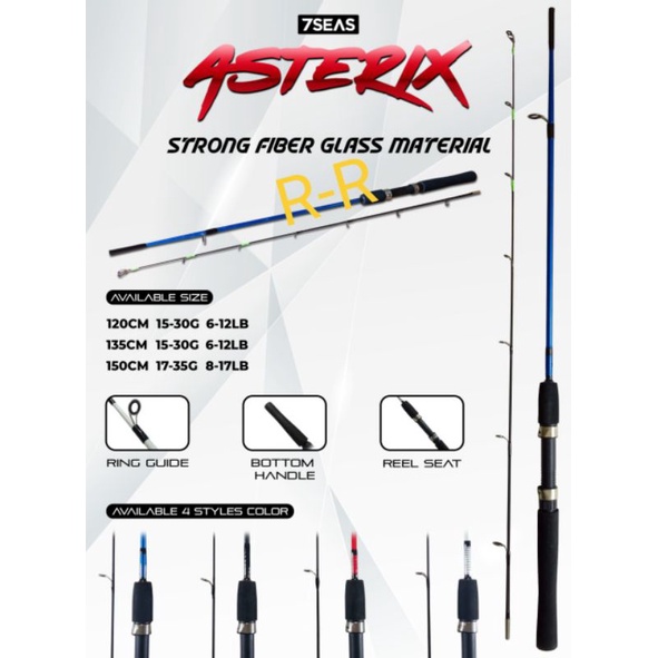 joran pancing ASTERIX 7seas solid fiber