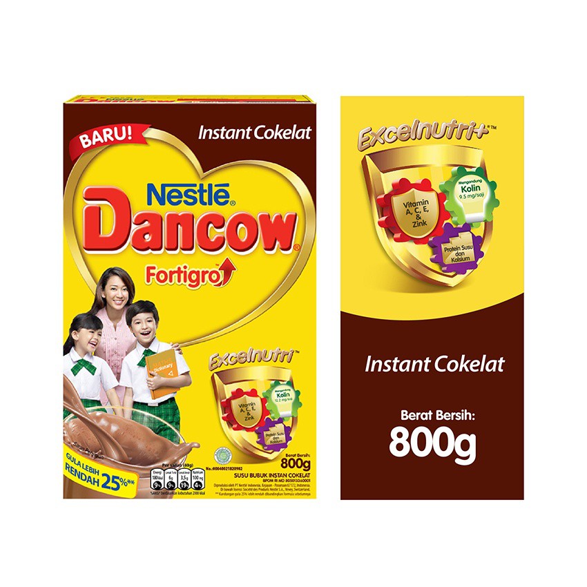 Dancow fortigo cokelat 780gr