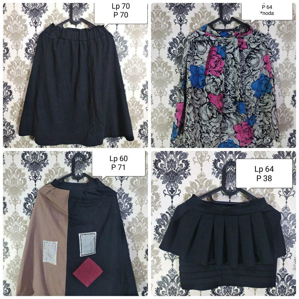 Rok pendek midi span wanita prelov pl