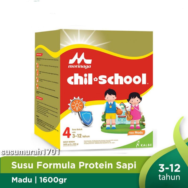 CHIL SCHOOL Morinaga 1600gram 3-12 tahun