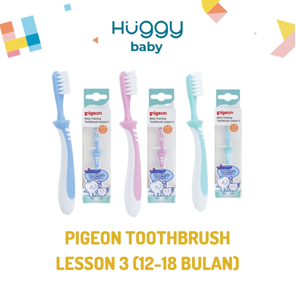 PIGEON Training Toothbrush Lesson 3 | Sikat Gigi Bayi LESSON 3