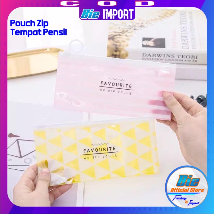 Pouch Tempat Pensil Mozaik Premium Impor Best Seller