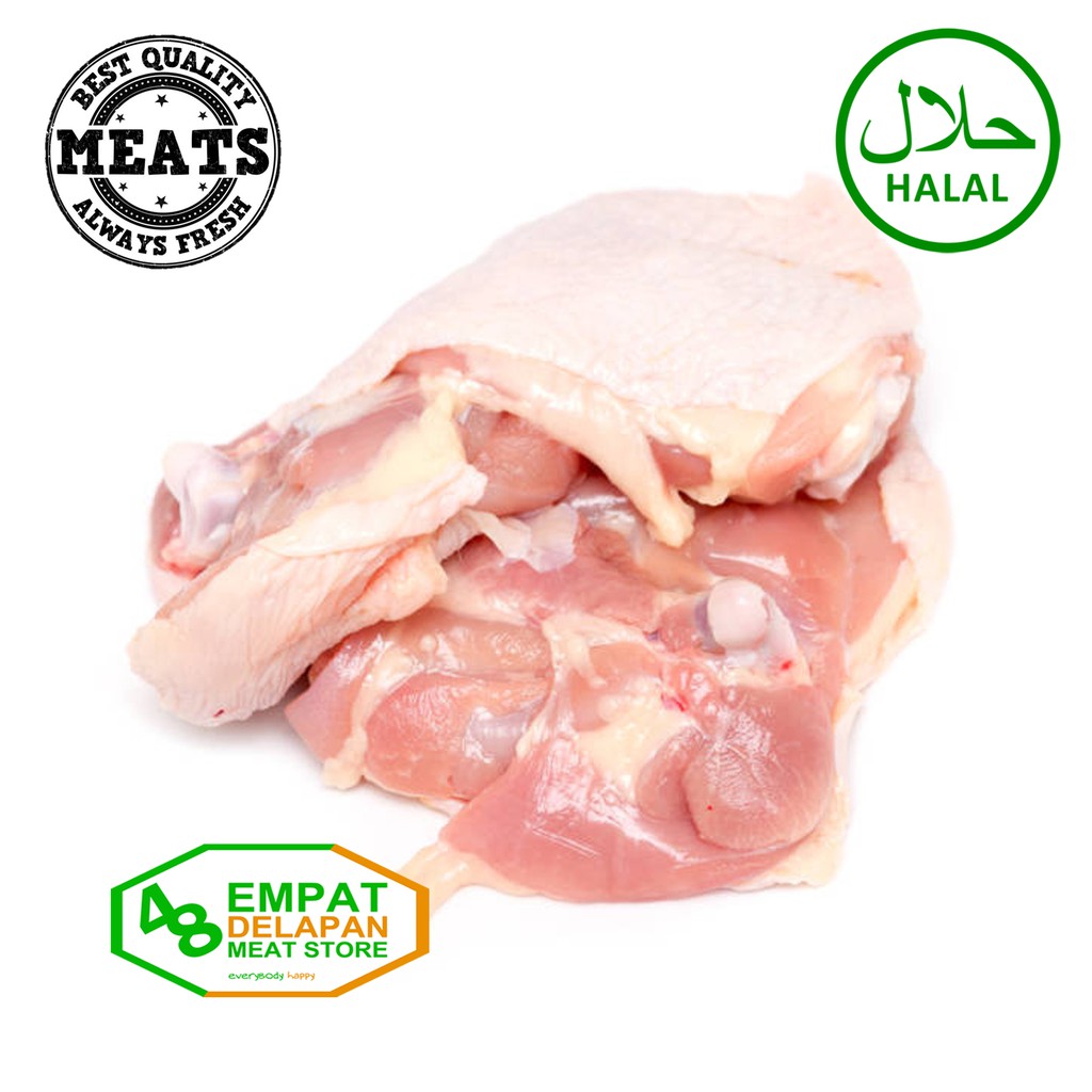 

Boneless Paha Ayam Fillet Dengan Kulit Segar (Bukan Frozen)