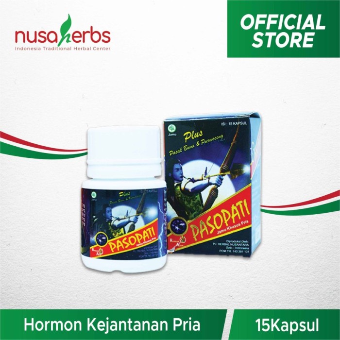 JAMU PASOPATI OBAT PEMBANGKIT HORMON TESTOSTERON PEMBESAR VITAL PRIA DISKON