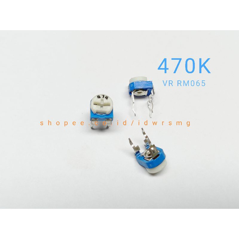 470 Kilo Ohm Trimpot Variable Resistor RM065 470K Ohm VR RM-065 470K R