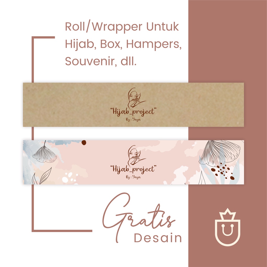 

Roll/Wrapper Rustic & Print | Cocok Untuk Fashion & Hampers