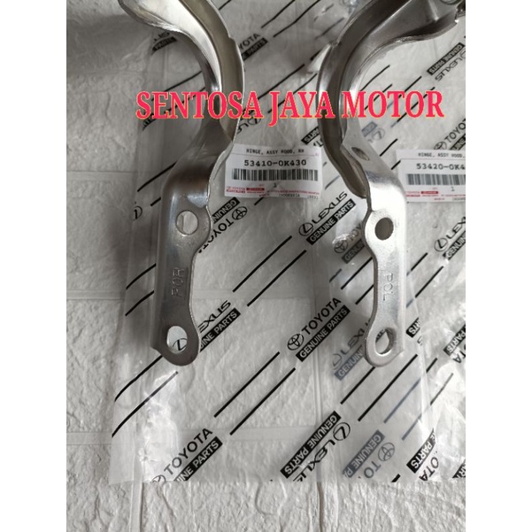 Engsel Kap Mesin Hinge Assy Hood Toyota Fortuner VRZ Hilux Revo Original Harga 1Set