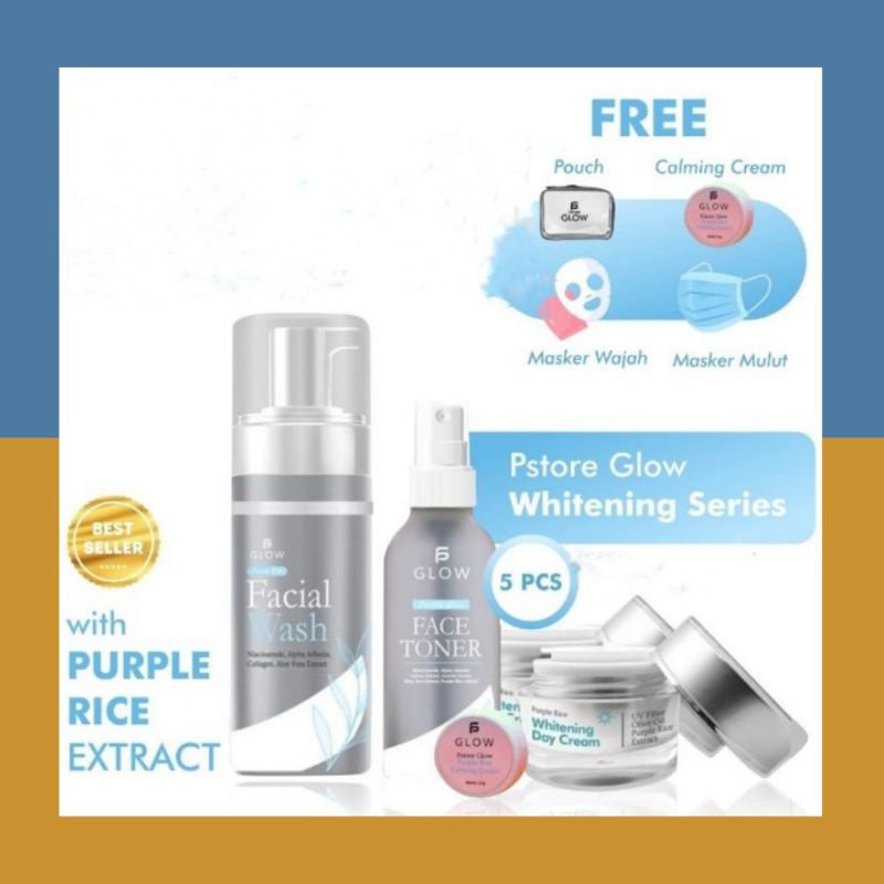 PS Glow Whitening/Skincare/ps glow/Original/Skincare bpom/perawatan/kecantikan/cod