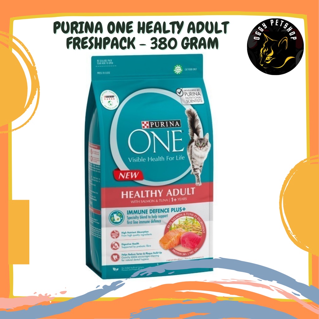 Makanan Kucing PURINA ONE Adult Salmon Tuna 380gr | PROPLAN 380 gr