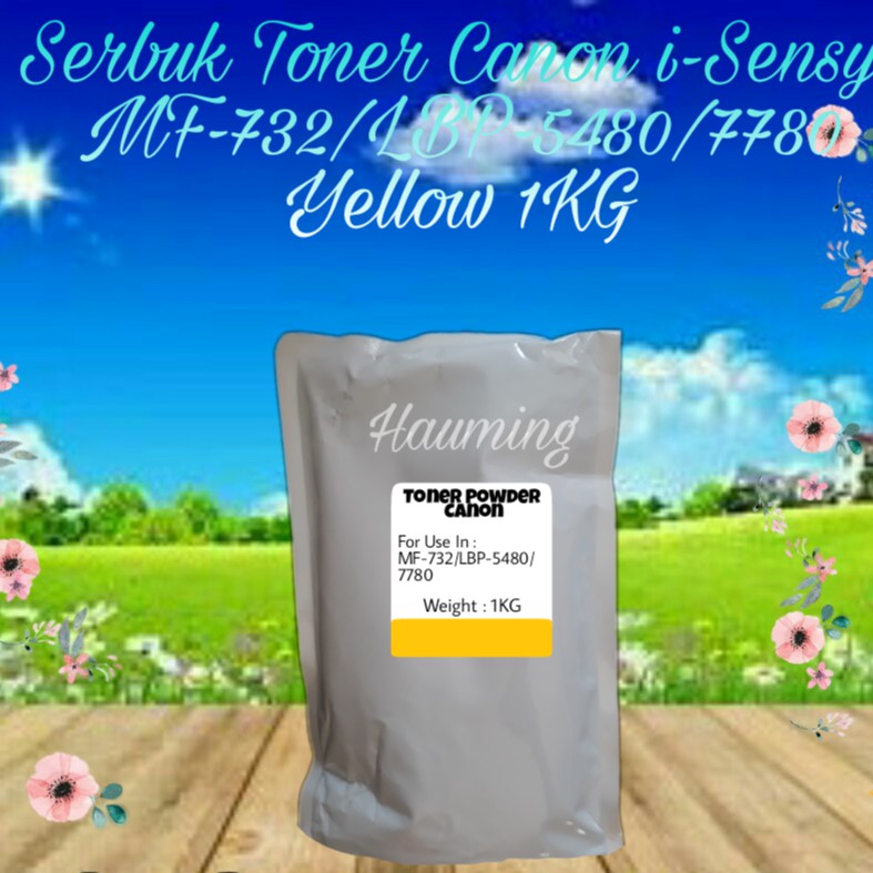 Serbuk Toner Canon MF-732 MF732 LBP-5480 7780 5480c 7780cdn 7780cx LBP5480 LBP7780 Yellow 1kg