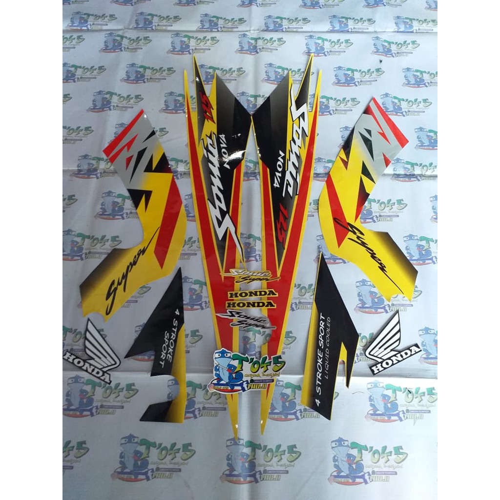 Sticker striping sonic 125 old thailand 2002