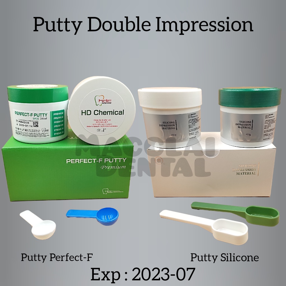 PUTTY ELITE / RUBBER BASE  / HEAVY BODY / DOUBLE IMPRESSION / PUTTY SILICONE