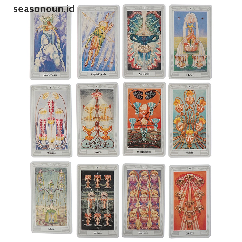 78 Kartu Tarot Pemandu Divinasi Aleister Crowley