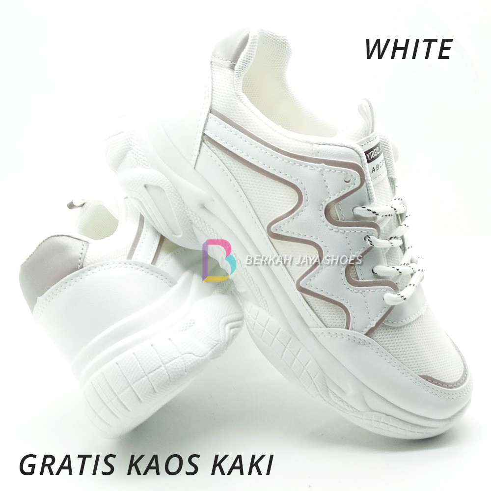 Sepatu Wanita - Sepatu Sneakers Wanita Import Kasual Running Premium