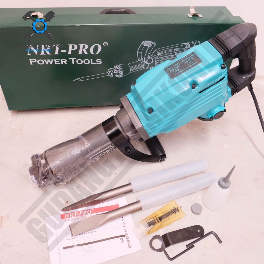 NRT-PRO PH-65HD Bor Bobok Jack Hammer Drill Beton Tembok Impact Demolition Mesin PH 65 HD PH65HD