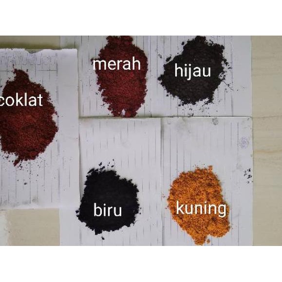 

Terlaku Pewarna Minyak Berat 25 gr Berbagai Warna WF6.