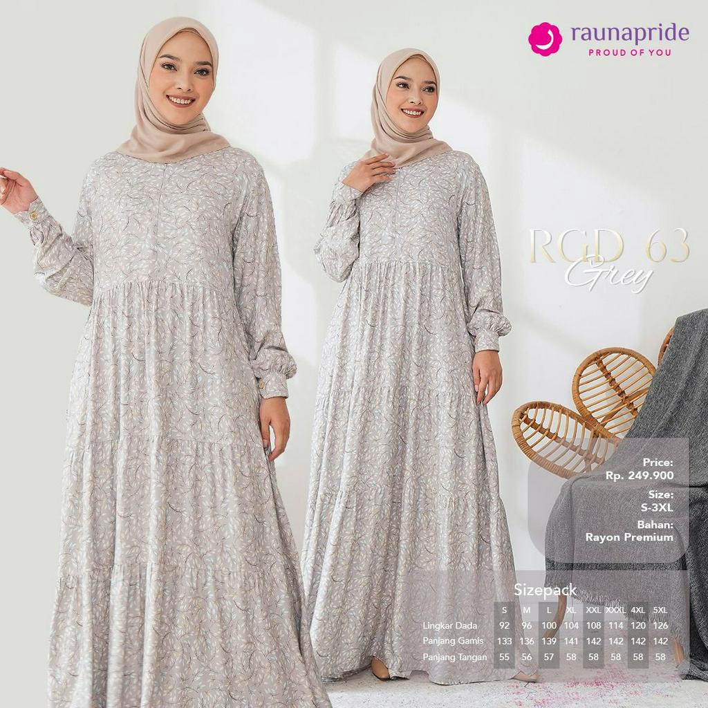 Rauna Gamis Dewasa RGD 63 - Gamis Rauna Motif Terbaru 2023