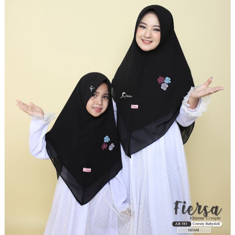 Khimar fiersa by Abika (jilbab/hijab instan couple)