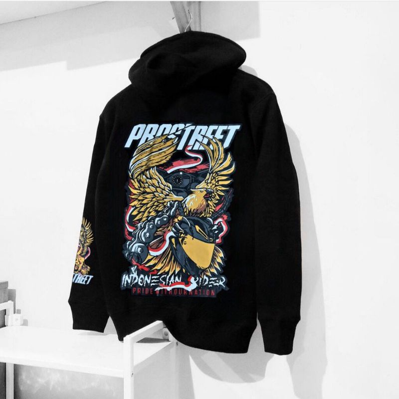 HOODIE PROSTREET GARUDA THE INDEPENDENT OF INDONESIA / HOODIE PROSTREET GARUDA PRIA WANITA / HOODIE 