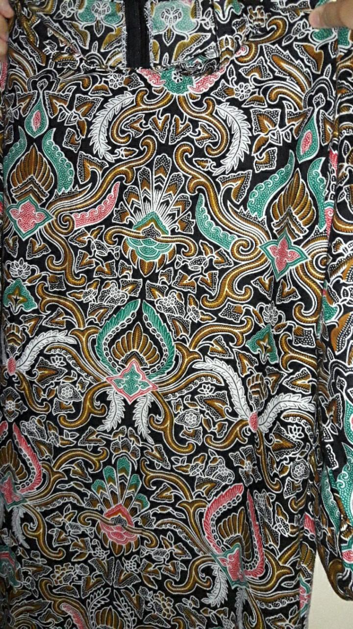 Batik Dolby Dolbi Dobby Doby Tenun Sutra Tulis Katun Atbm Baron Atasan Batik Wanita Sogan Srg308