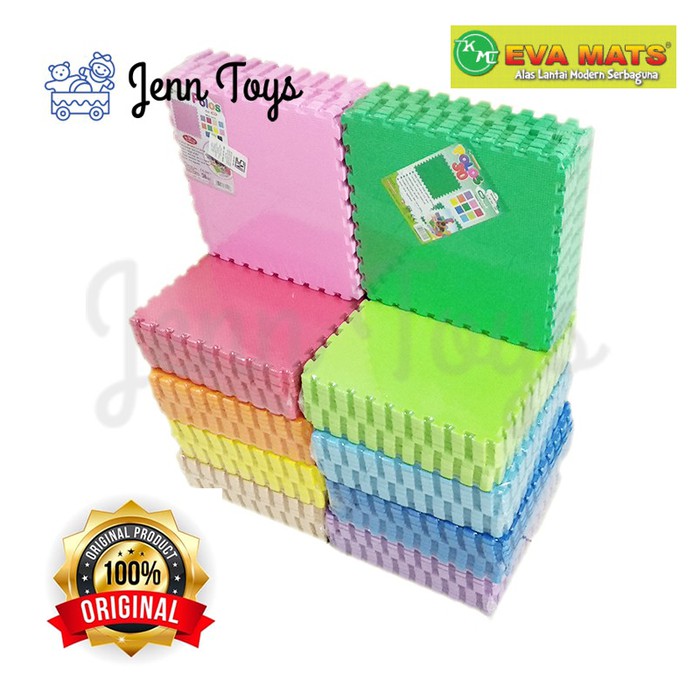 Puzzle Lantai - Puzzle Evamat - Matras Puzzle Evamat - Polos / Matras / Tikar / Karpet / Puzzle Alas