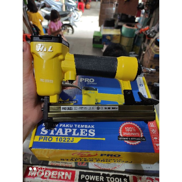 staples tembak kompresor / paku tembak H&amp;l , mollar model U / h&amp;L air nailer 1022j