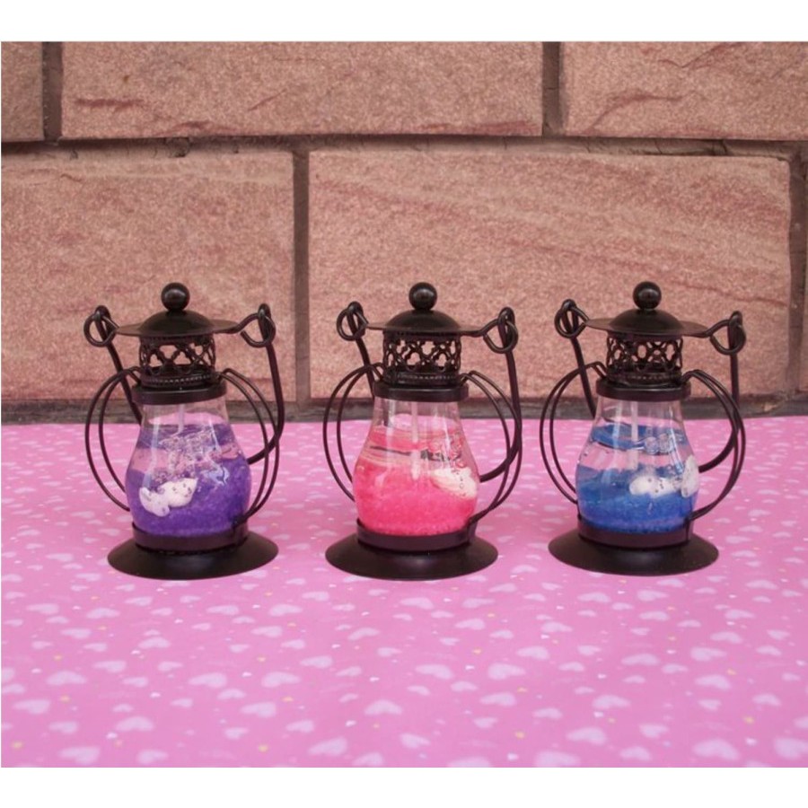 Small Aladdin Magic Lamp Jelly Candle / Pajangan Lilin Lentera Klasik Aromaterapi