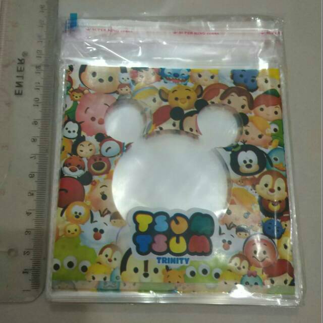 

10 pcs PLASTIK OPP PACKING COOKIES SEAL KUE KERING KUKER MOTIF LUCU