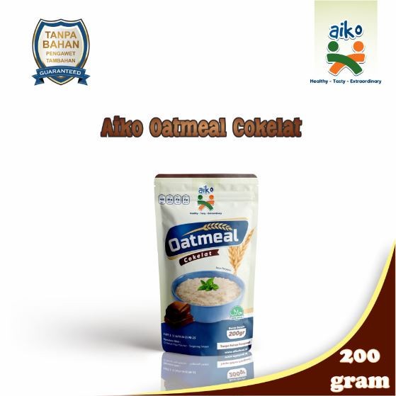 AIKO Oatmeal Bayi dan Dewasa 200gr Cereal Sehat Sereal Oat