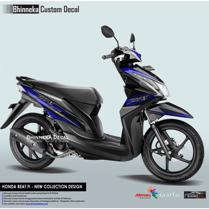 DECAL STICKER BEAT FI BLUE BREMBO
