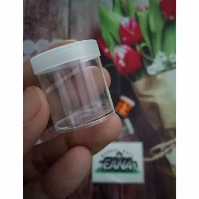 JAR KOSONG  / WADAH GLITTER PLASTIK / POT KOSONG