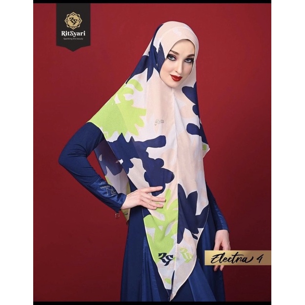 KHIMAR PRINTING ELECTRA SERIES BY RITZ SYARI