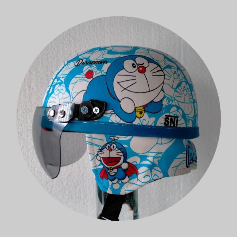 HELM BOGO ANAK SINCAN KARAKTER TERBAIK KUALITASNYA-SINCAN DORAEMON