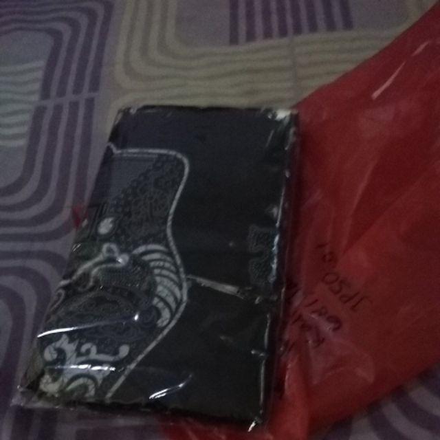 Gus Azmi / Sarung Batik / Sarung Batik Anak Gunungan Wayang Prada Silver / Gold - Anak Sd /smp / Sma