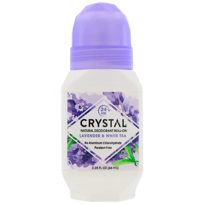 

Crystal Body Mineral Deodorant Roll-On, Lavender & White Tea (66 Ml)