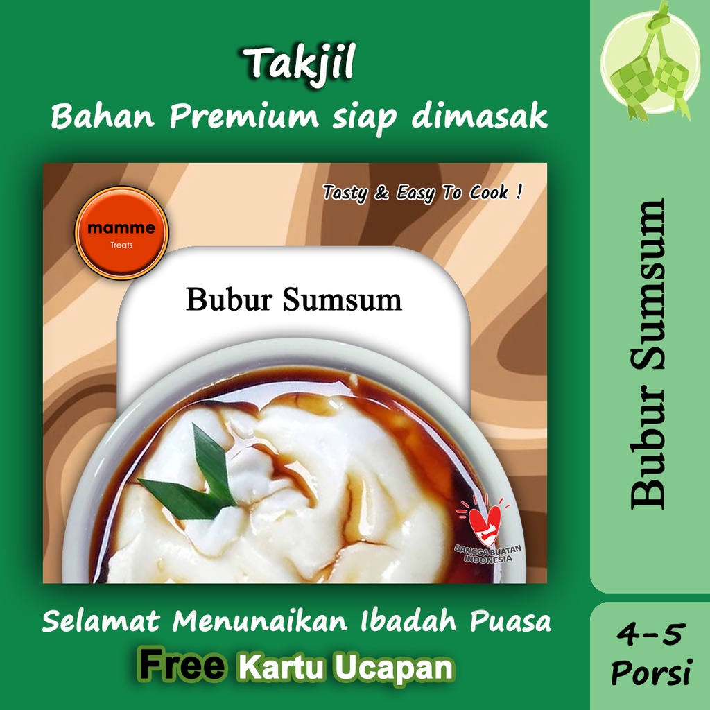 

Mamme Treats - Takjil Bubur Sumsum Instant Siap Masak