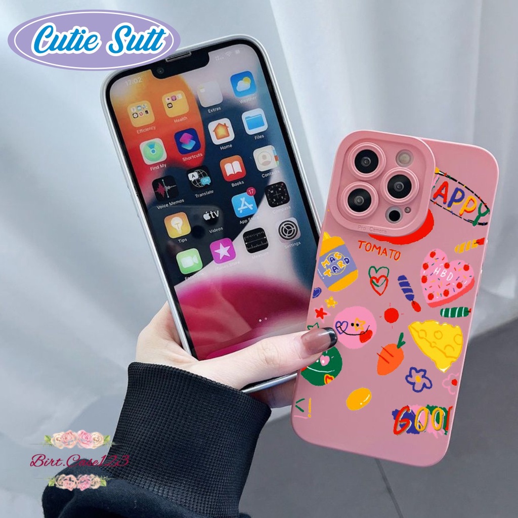 SOFTCASE CASE SILIKON PROCAMERA CUTIE SUTT OPPO VIVO SAMSUNG REALME XIAOMI IPHONE INFINIX ALL TYPE BC6369
