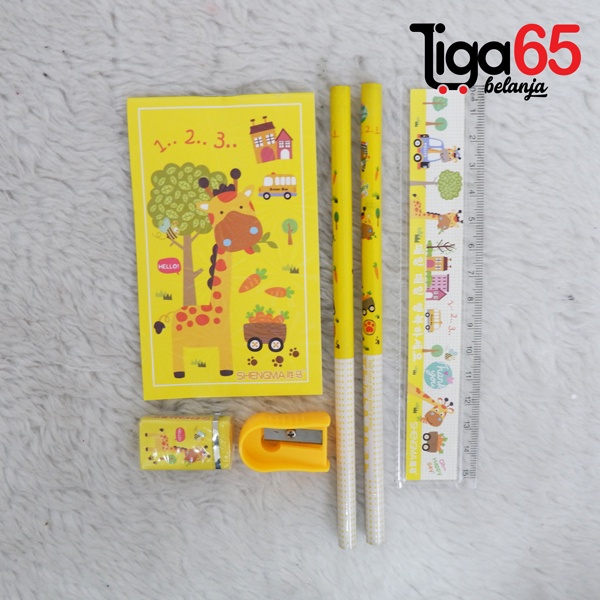 365 STATIONERY SET #40975 Buku &amp; Alat Tulis Anak / Karakter Fancy Gambar Lucu