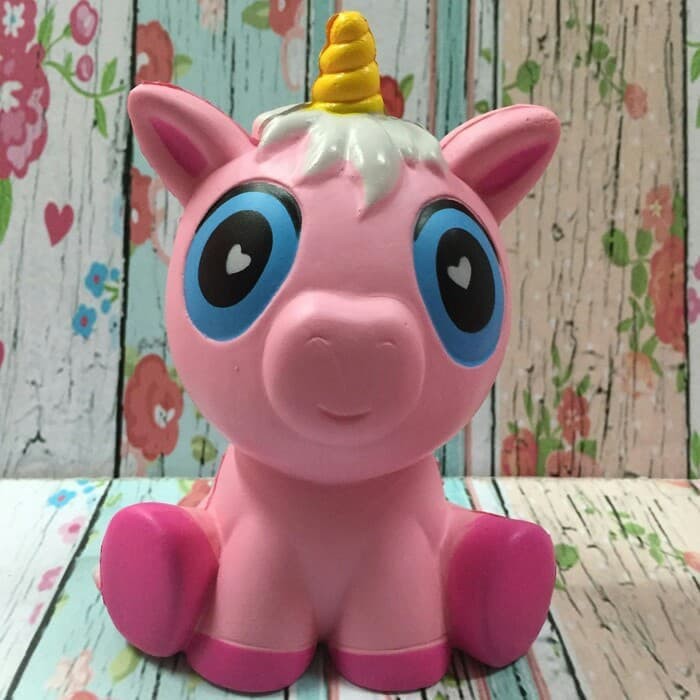 Mainan Squisy Squishy Kuda Pink Unicorn Lucu Squisi Murah