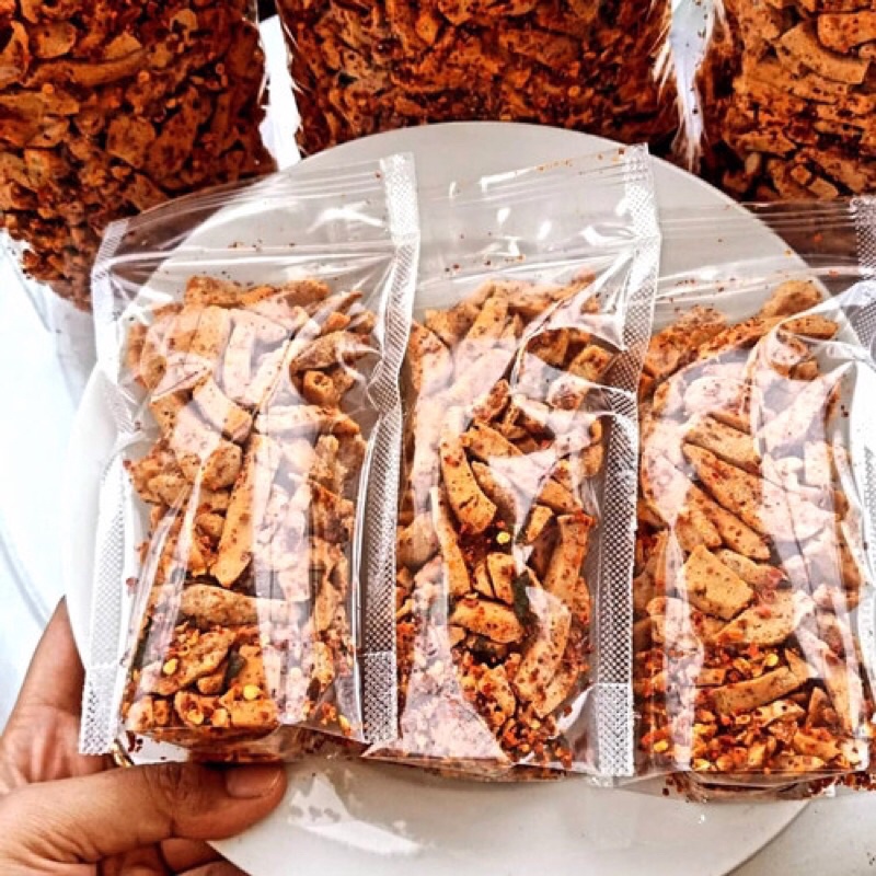 

Basreng kriuk stik Daun Jeruk Pedas 100 gram