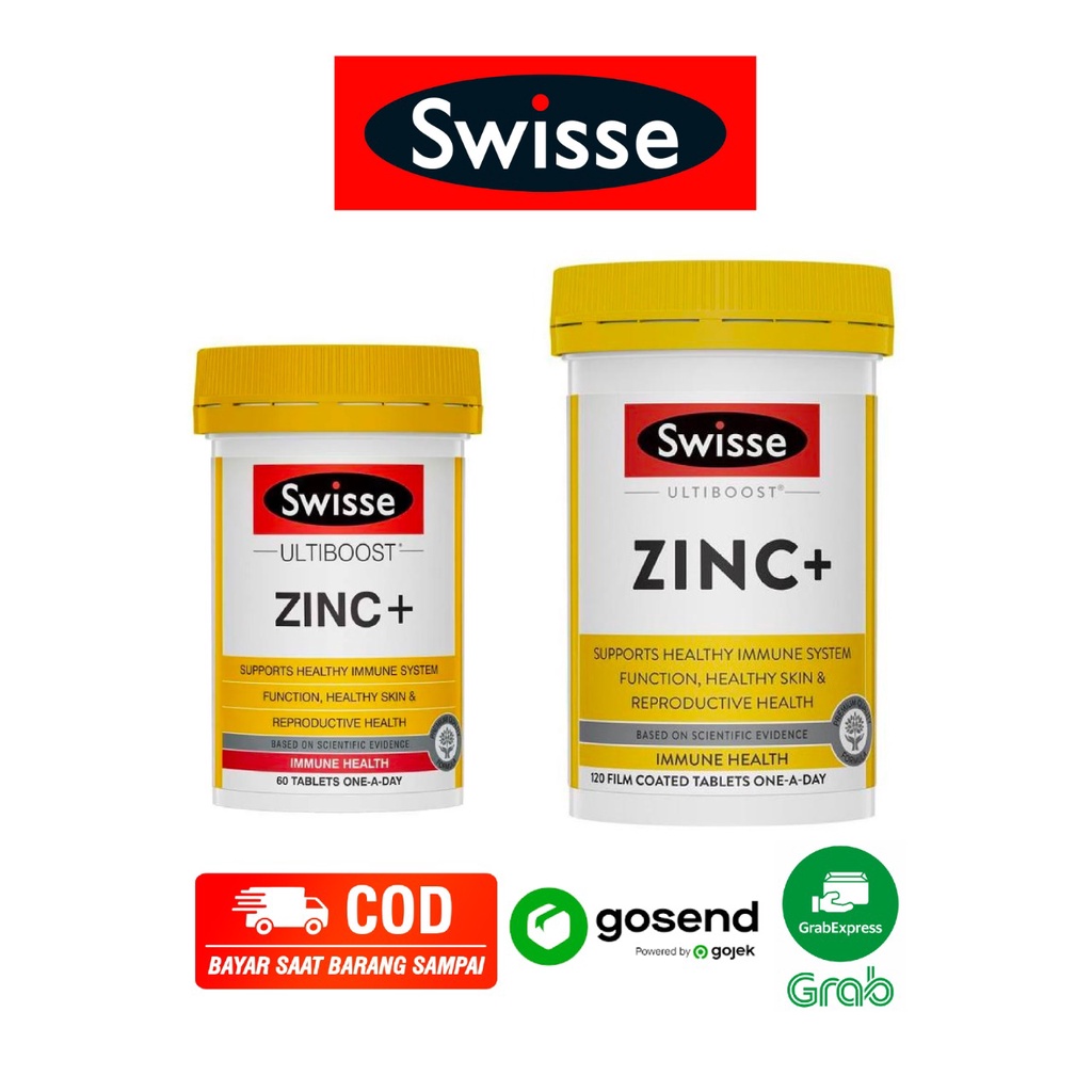 Swisse Ultiboost Zinc+ 60 Tablets/120 Tablets