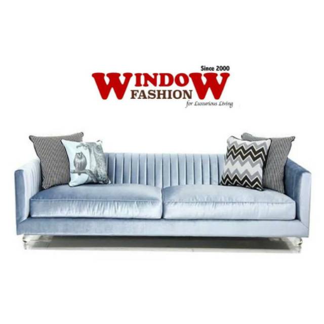 Custom Sofa Bludru / Sofa Biru / Sofa Minimalis / Sofa Klasik / Sofa Empuk