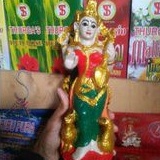 patung Dewi Saraswati fiber