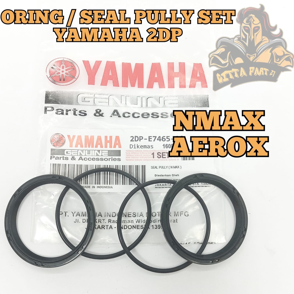 SEAL ORING SET PULLY YAMAHA 2DP NMAX AEROX KUALITAS ASLI ORIGINAL YAMAHA YGP PRESISI BAHAN BERKUALITAS KARET LENTUR TIDAK MUDAH KERAS TIDAK MUDAH MELAR TIDAK MUDAH PUTUS DAN DIJAMIN AWET N MAX AEROX 155