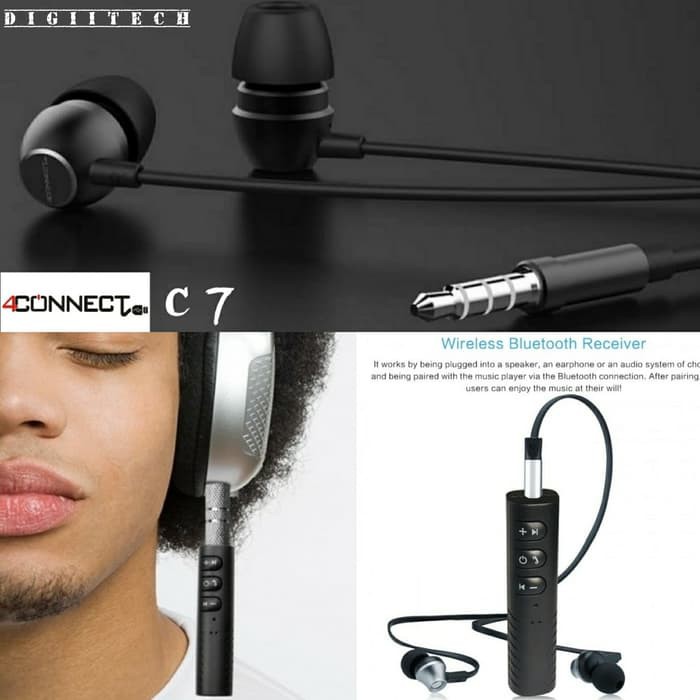 4Connect C7 Series Audio Bluetooth Receiver - Wireless Headset