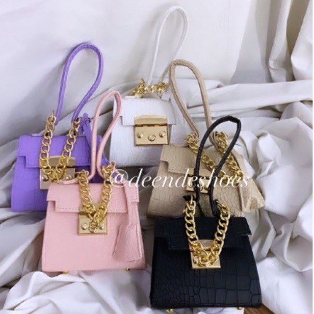MICRO BAG CROCO | ko moon young bag | tas drama korea | korea bag