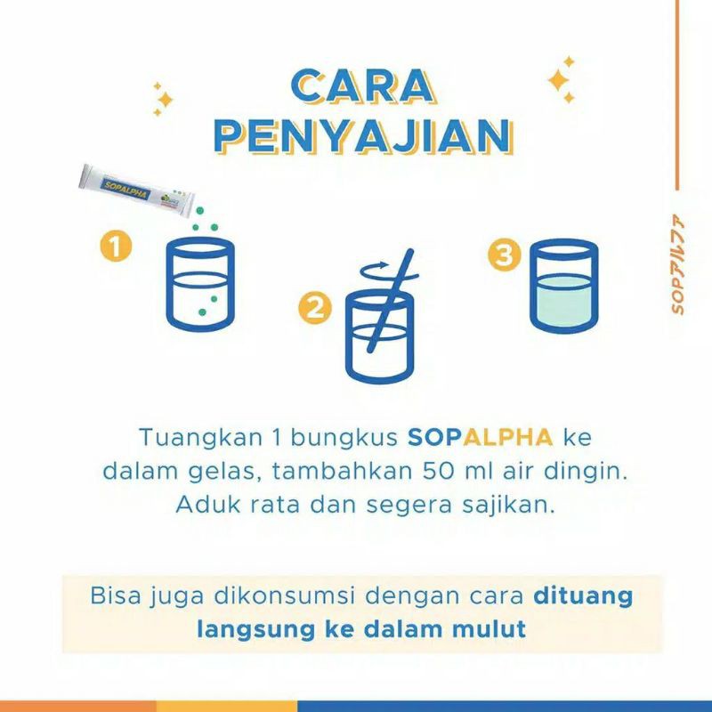 COD SOPALPHA BIOBOOST ORIGINAL PER SACHET - SOP ALPHA BIOBOOST SUPLEMEN KESEHATAN