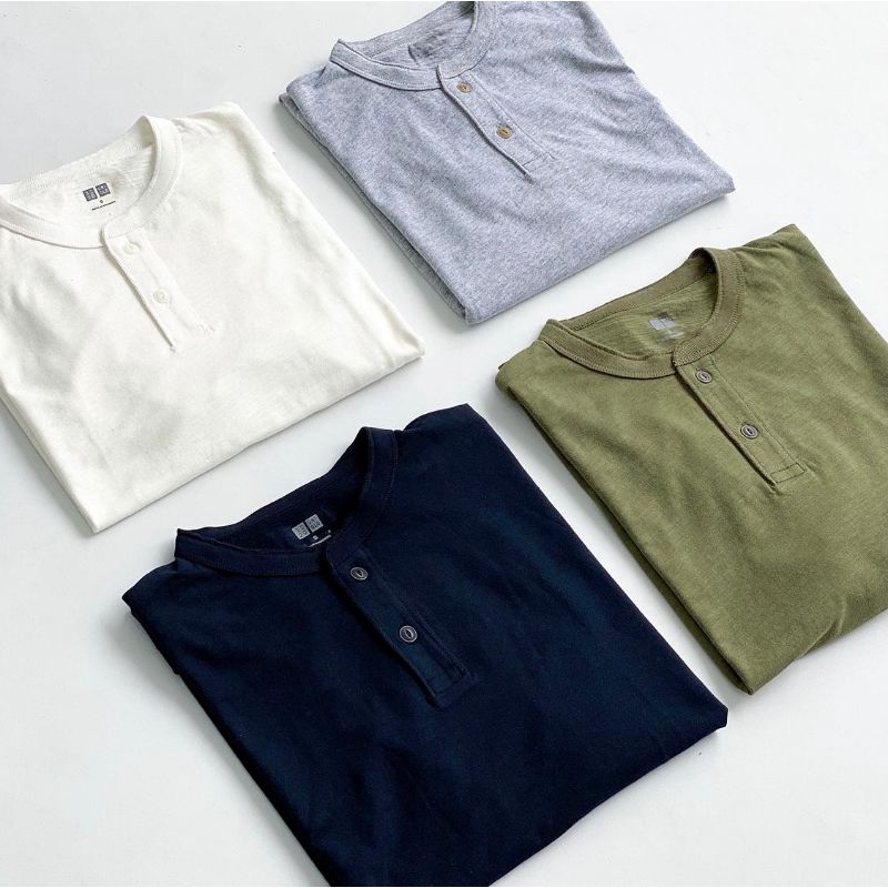 Uniqlo Henley SS T-Shirts